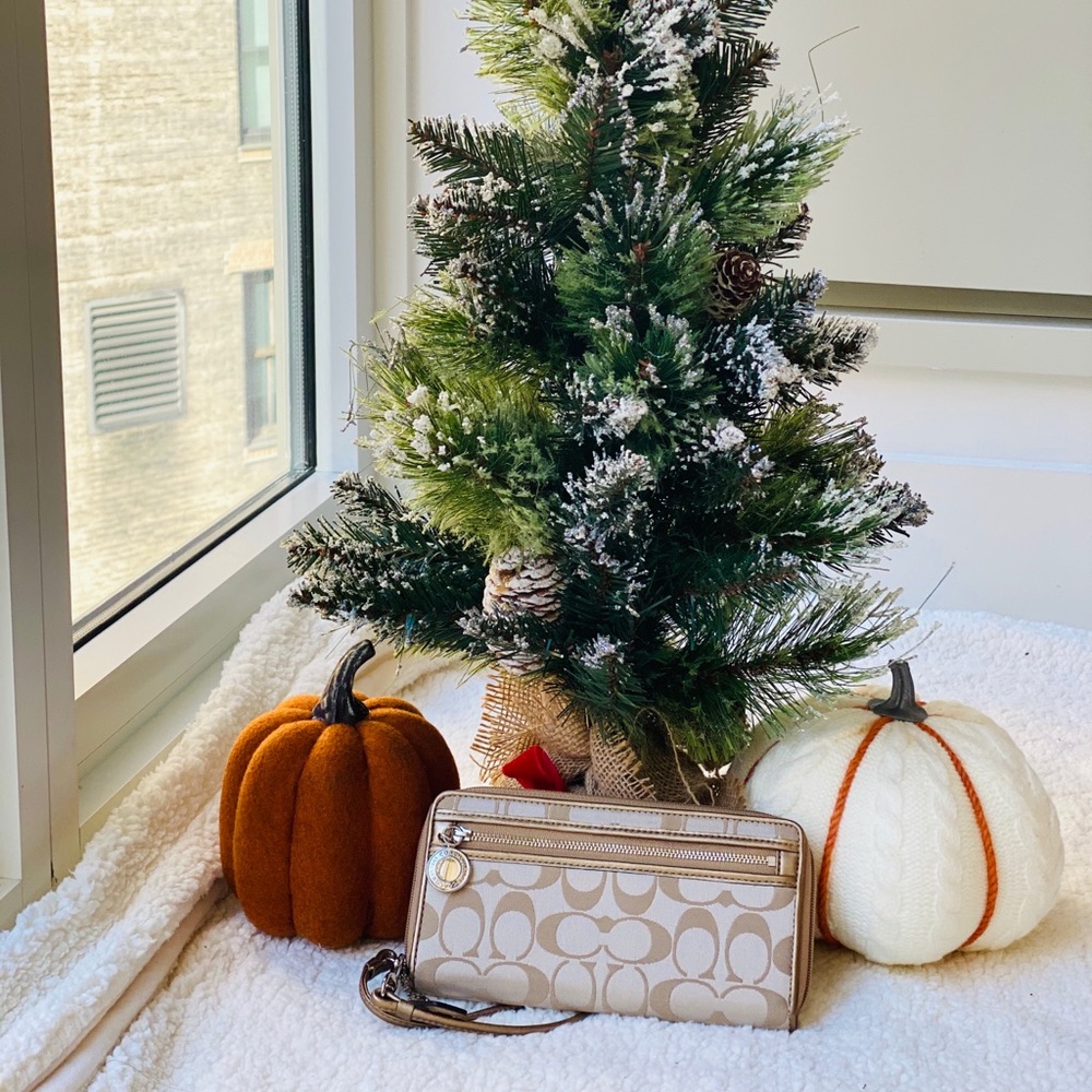 Coach Signature Wristlet